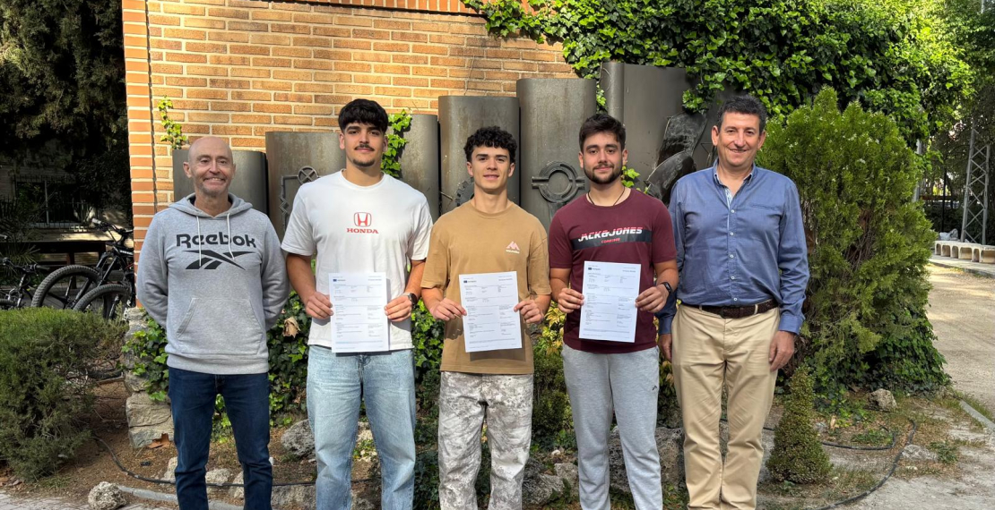 Tres alumnos del Ciclo Guía en el Medio Natural logran el primer certificado Europass Mobility